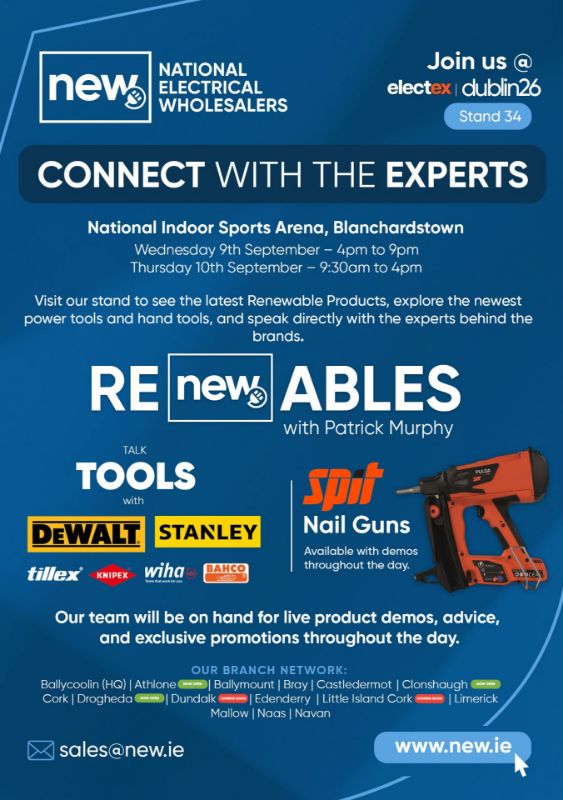 National Electrical Wholesalers at Electex Dublin 2026
